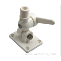 Marine boat antenna, nylon 4-way deck ratchet mounting